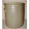 Image 3 : BLUE DECORATED STONEWARE CROCK