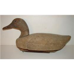 OLD HERTER BLACK DUCK DECOY