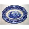 Image 1 : FLOW BLUE STAFFORDSHIRE DISH