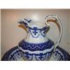 Image 2 : FLOW BLUE WASHBOWL & PITCHER