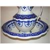 Image 3 : FLOW BLUE WASHBOWL & PITCHER