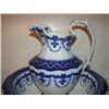 Image 4 : FLOW BLUE WASHBOWL & PITCHER