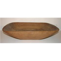 PRIMITIVE WOODEN TRENCHER