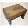 Image 2 : PRIMITIVE WOODEN FOOT STOOL