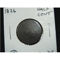 1826 U.S. HALF CENT