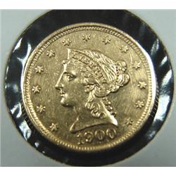 1900 $2 ½ LIBERTY GOLD COIN