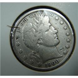 1900 U.S. BARBER HALF DOLLAR