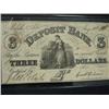 Image 2 : 1862 $3 ALABAMA BANK NOTE