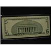 Image 3 : 1999 $5 U.S. FEDERAL RESERVE NOTE