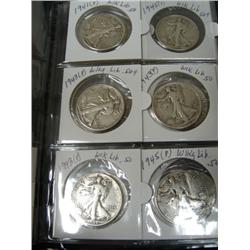 ALBUM OF 15 U.S. HALF DOLLARS