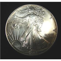 1992 AMERICAN EAGLE SILVER DOLLAR