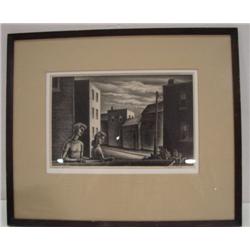 ART DECO LITHOGRAPH