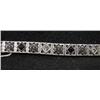 Image 2 : LADIES' 14K WHITE GOLD BRACELET