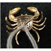 Image 2 : 14KT YELLOW GOLD CRAB PIN
