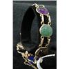 Image 1 : 14KT YELLOW GOLD SCARAB BRACELET