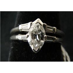 LADIES' PLATINUM DIAMOND RINGS