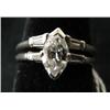 Image 1 : LADIES' PLATINUM DIAMOND RINGS