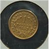 Image 2 : 1853 $1 LIBERTY GOLD COIN