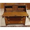 Image 2 : CHIPPENDALE WALNUT SLANT-FRONT DESK