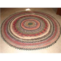OVAL BRAIDED RUG
