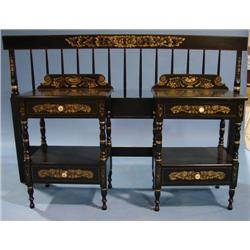 3 PIECE HITCHCOCK BEDROOM SUITE