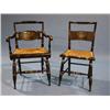 Image 1 : PAIR OF HITCHCOCK CHAIRS