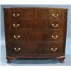 Image 1 : CHIPPENDALE WALNUT CHEST
