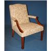 Image 2 : CHIPPENDALE STYLE LIBRARY CHAIR
