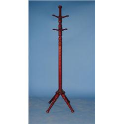 MAHOGANY CLOTHES TREE
