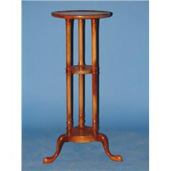 QUEEN ANNE STYLE CHERRY PLANT STAND