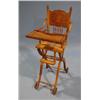 Image 1 : OAK CANE BOTTOM HIGH CHAIR