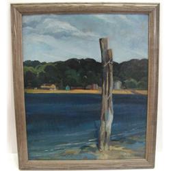 OIL ON BOARD PAINTING