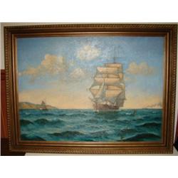 WILHELM OIL ON LINEN PAINTING