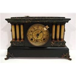 EBONIZED MANTEL CLOCK