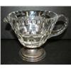 Image 1 : CLEAR GLASS & STERLING CREAMER