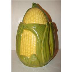 SHAWNEE POTTERY CORN PATTERN COOKIE JAR