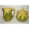 Image 1 : SHAWNEE POTTERY CORN PATTERN SUGAR & CR