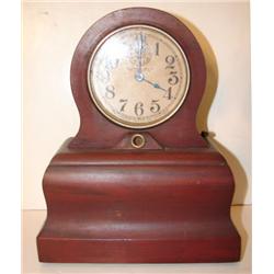MAHOGANY MANTEL CLOCK