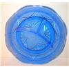 Image 2 : PAIR OF ROYAL BLUE LACE PLATES