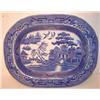 Image 1 : STAFFORDSHIRE BLUE WILLOW PLATTER