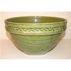 GREEN SALT-GLAZED BOWL