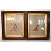 Image 1 : PAIR OF WALNUT SHADOWBOX FRAMES