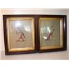 Image 2 : PAIR OF WALNUT SHADOWBOX FRAMES