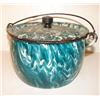 Image 1 : GRANITEWARE POT WITH LID