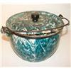 Image 3 : GRANITEWARE POT WITH LID