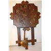 Image 1 : OAK MISSION STYLE WALL CLOCK