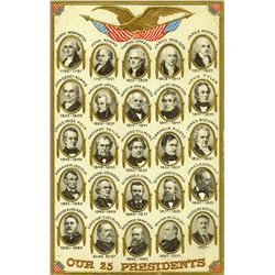 Antique / Vintage Postcard Presidents U.S.