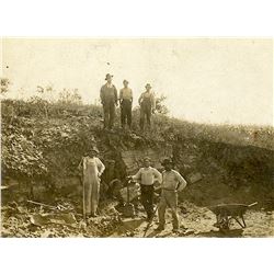 Antique / Vintage Real Photo PC American Miners