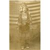 Image 1 : Antique / Vintage Real Photo PC Indian American Flag