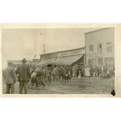Antique / Vintage Real Photo PC American Town Street